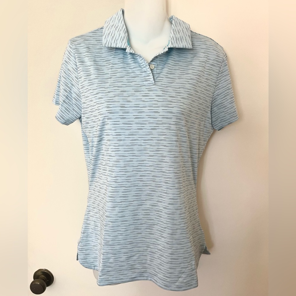 BRAND NEW Puma Cool Blue Space Dye Polo- Golf/Tennis Shirt.